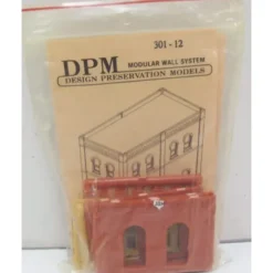 DPM 301-12 HO One-Story Wall Sections With Arched Window Building Kit - Model Train Junction: Quality Parts and Art Supplies