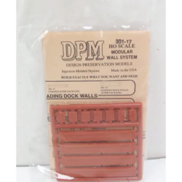 DPM 301-17 HO Plain Cornices Kit (Pack of 8) - Model Train Junction: Quality Parts and Art Supplies