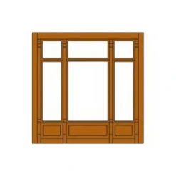 DPM 301-42 HO Street Level Wall Sections w/Victorian Window Kit - Model Train Junction: Quality Parts and Art Supplies