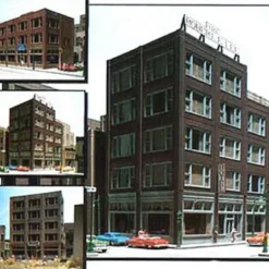 DPM 36400 HO 20th Century Storefront Building Kit - Model Train Junction: Quality Parts and Art Supplies