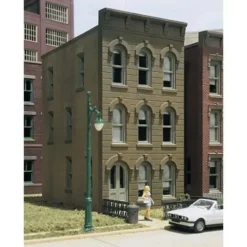 DPM 11000 HO Townhouse # 2 Structure 2-1/2" W x 4-1/4" D x 4-7/8" H Building Kit - Model Train Junction: Quality Parts and Art Supplies