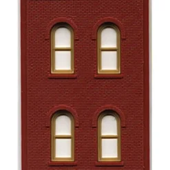 DPM 301-08 HO Two-Story Arched Wall Sections W/4 Arched Windows Building Kit - Model Train Junction: Quality Parts and Art Supplies