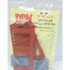 DPM 60106 N Street Level Freight Door Kit (Pack of 3) - Model Train Junction: Quality Parts and Art Supplies