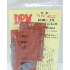 DPM 60103 N Street level Windows (Pack of 3) - Model Train Junction: Quality Parts and Art Supplies