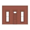 DPM 90104 O Rectangular Entry Door (Pack of 2) - Model Train Junction: Quality Parts and Art Supplies