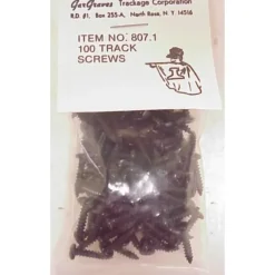 Gargraves 807-1 #4 X 1/2" Black Phillips Pan Head Track Screws (Pack of 100) - Model Train Junction: Quality Parts and Art Supplies