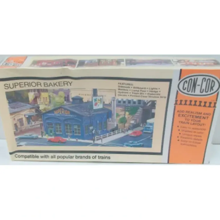 Heljan 9037 Con Cor HO Scale Superior Baking Company Building Kit - Model Train Junction: Quality Parts and Art Supplies