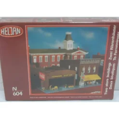 Heljan 604 Con-Cor N Scale Two Store Building Kit - Model Train Junction: Quality Parts and Art Supplies