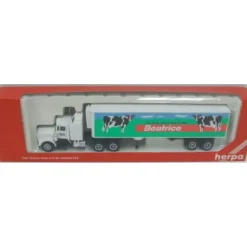 Herpa 6056 HO Beatrice Freightliner Tractor With Trailer - Model Train Junction: Quality Parts and Art Supplies