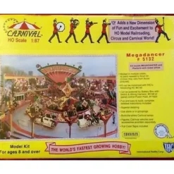 IHC 5132 HO Carnival Dancer Ride Kit - Model Train Junction: Quality Parts and Art Supplies