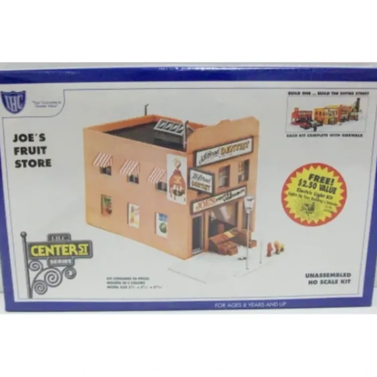 IHC 7797 HO Joe'S Fruit Shop Kit - Model Train Junction: Quality Parts and Art Supplies