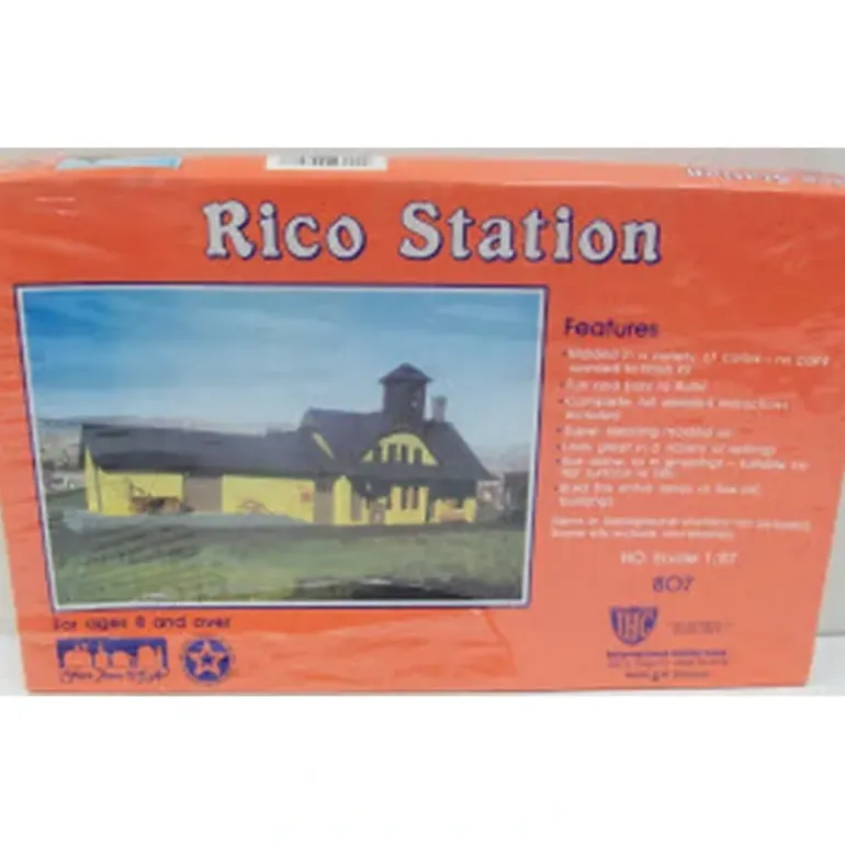 IHC 807 HO Scale Rico Station Building Kit - Model Train Junction: Quality Parts and Art Supplies