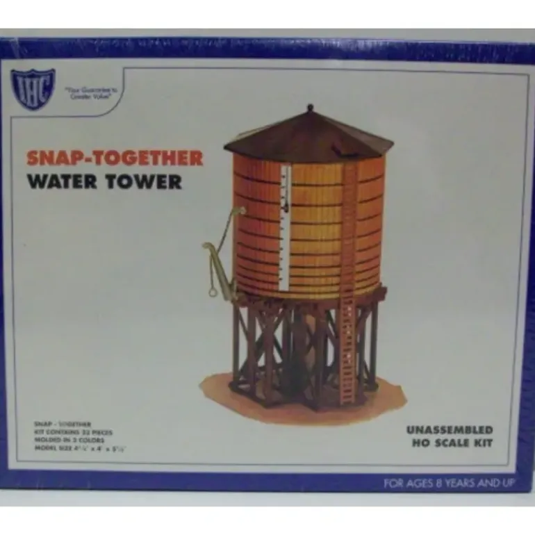 IHC 7769 HO Snap-Together Water Tower Kit - Model Train Junction: Quality Parts and Art Supplies