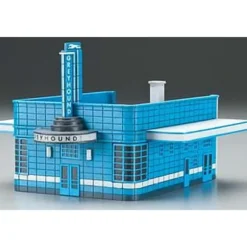 Imex 6119 HO Greyhound Bus Station - Model Train Junction: Quality Parts and Art Supplies