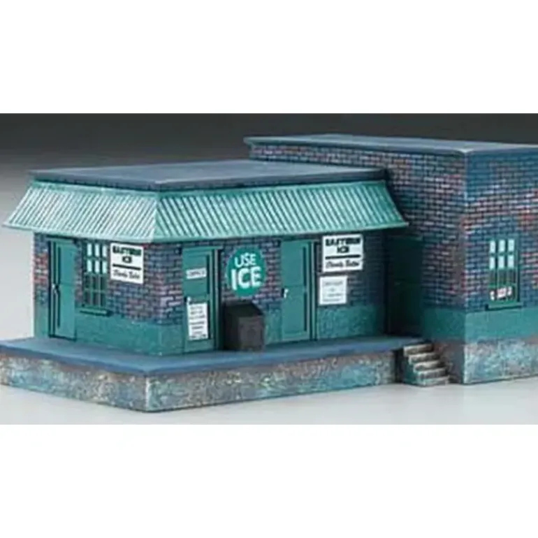 Imex 6150 HO Ice House/Factory Perma-Scene Assembled Building - Model Train Junction: Quality Parts and Art Supplies