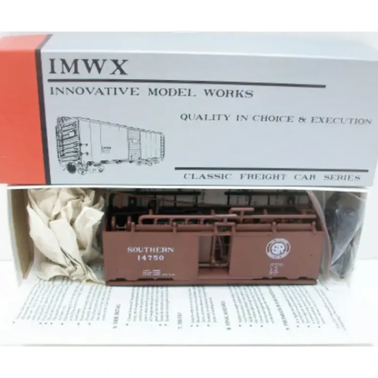IMWX 750 HO Southern #14750 1937 AAR Boxcar Kit - Model Train Junction: Quality Parts and Art Supplies