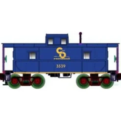 Industrial Rail 1007001 Chesapeake & Ohio Caboose - Model Train Junction: Quality Parts and Art Supplies