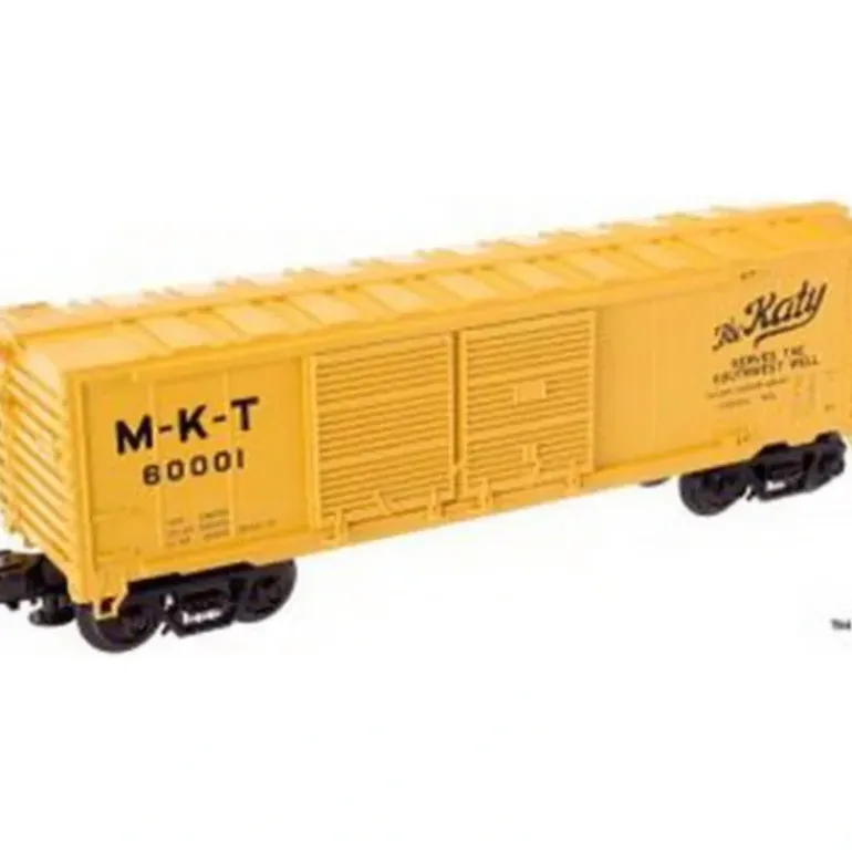Industrial Rail 1002201-2 Missouri-Kansas-Texas Double Door Boxcar #60005 - Model Train Junction: Quality Parts and Art Supplies