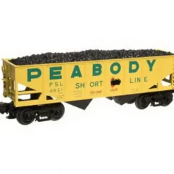 Industrial Rail 1006007 O Ind.Rail 2-Bay Hopper Peabody #6631 - Model Train Junction: Quality Parts and Art Supplies
