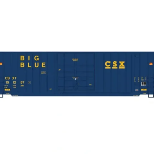 InterMountain, 4130006-05, HO Scale, Gunderson 50' High Cube Double Door Box Car, CSX, #151347 - Model Train Junction: Quality Parts and Art Supplies