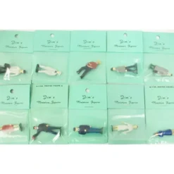 Jim's 10 Pewter Hand Painted O Scale Figure Pack #6 - Model Train Junction: Quality Parts and Art Supplies