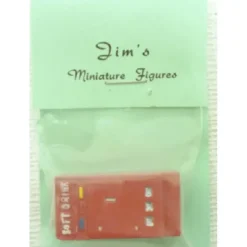 Jim''s O Red Soft Drink Machine - Solid Pewter - Model Train Junction: Quality Parts and Art Supplies