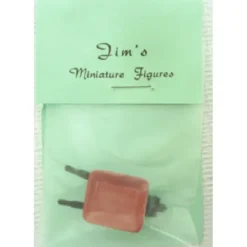 Jim's Solid Pewter Red & Black Wheelbarrow - Model Train Junction: Quality Parts and Art Supplies