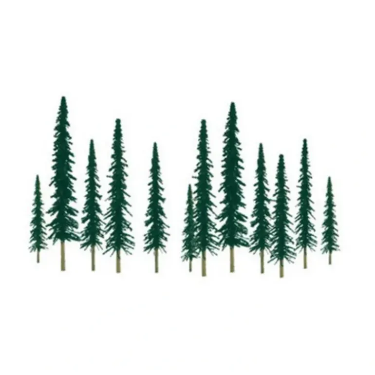 JTT Scenery Products 92011 HO 4-6" Super Scenic Conifer Tree (Pack of 24) - Model Train Junction: Quality Parts and Art Supplies