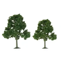 JTT Scenery Products 92109 HO 5.5-6" Super Scenic Deciduous Tree (Pack of 2) - Model Train Junction: Quality Parts and Art Supplies
