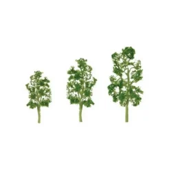 JTT Scenery Products 92048 HO 3.5-4" Premium Aspen Tree (Pack of 2) - Model Train Junction: Quality Parts and Art Supplies