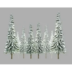 JTT Scenery Products 92006 N 2-4" Snow Pine Super Scenic Tree (Pack of 36) - Model Train Junction: Quality Parts and Art Supplies