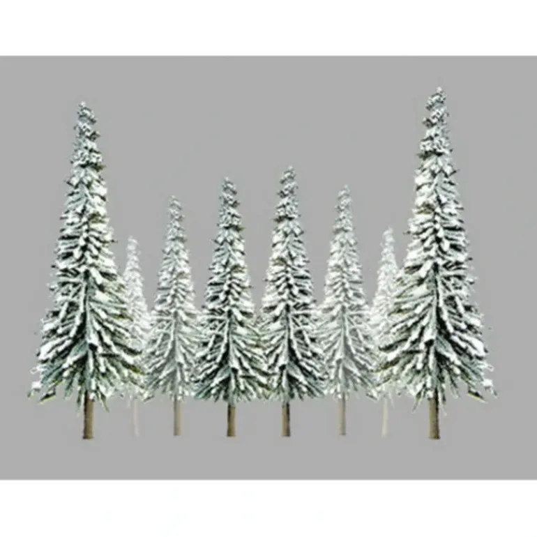 JTT Scenery Products 92006 N 2-4" Snow Pine Super Scenic Tree (Pack of 36) - Model Train Junction: Quality Parts and Art Supplies