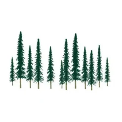 JTT Scenery Products 92012 O 6-10" Super Scenic Conifer Tree (Pack of 12) - Model Train Junction: Quality Parts and Art Supplies