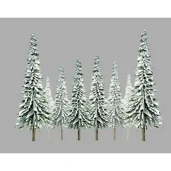 JTT Scenery Products 92005 Z 1-2" Super Scenic Snow Pine Tree (Pack of 55) - Model Train Junction: Quality Parts and Art Supplies