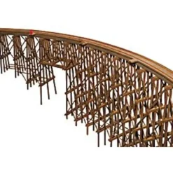 JV Models 4016 O Curved Trestle Wooden Bridge Kit - Model Train Junction: Quality Parts and Art Supplies