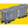 Kadee 8331 HO Boston & Maine PS-2 Covered Hopper #5533 - Model Train Junction: Quality Parts and Art Supplies