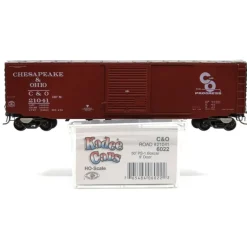 Kadee 6022 HO Chesapeake & Ohio 50' PS-1 Boxcar #21041 - Model Train Junction: Quality Parts and Art Supplies