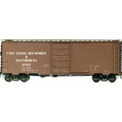 Kadee 4043 HO Ft Dodge, Des Moines & Southern 40' PS-1 Boxcar #12300 - Model Train Junction: Quality Parts and Art Supplies