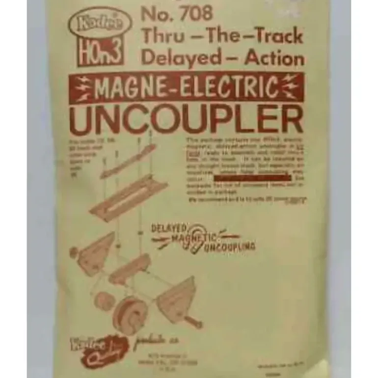 Kadee 708 HOn3 Thru-The-Ties Delayed Action Electric Uncoupler Kit - Model Train Junction: Quality Parts and Art Supplies
