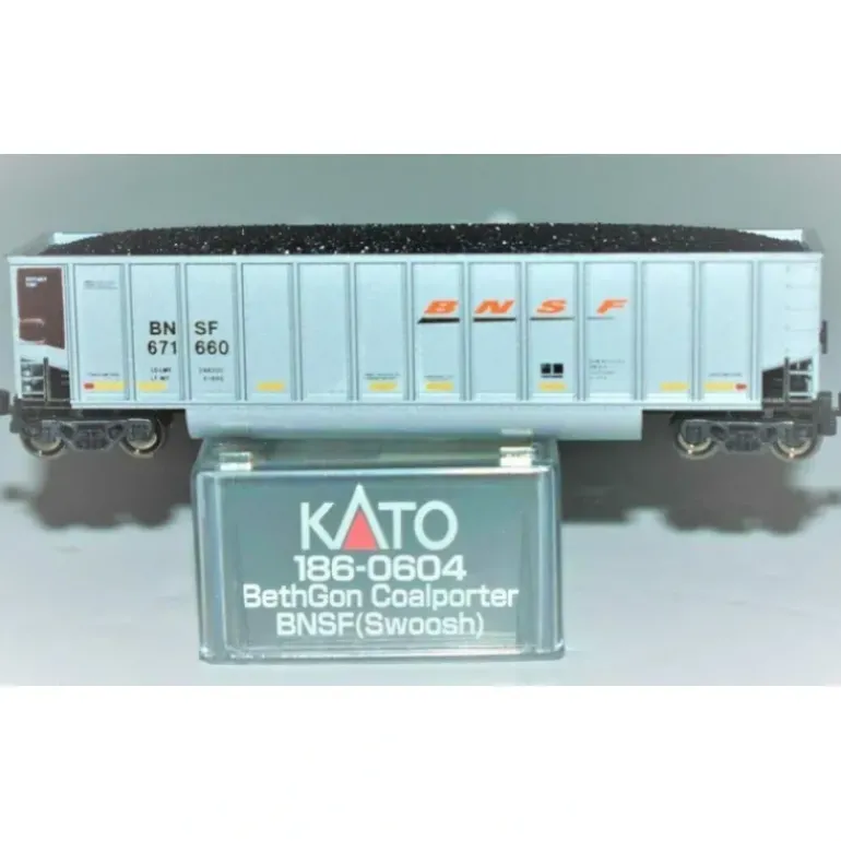 Kato 186-0604 BNSF Coalporter #671660 - Model Train Junction: Quality Parts and Art Supplies