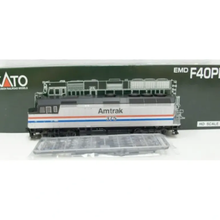 Kato 37-6551 HO Amtrak EMD F-40PH Diesel Locomotive #375 - Model Train Junction: Quality Parts and Art Supplies