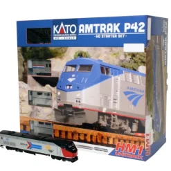 Kato 30-3003 HO Amtrak Phase 1 P42 Starter Set #161 - Model Train Junction: Quality Parts and Art Supplies