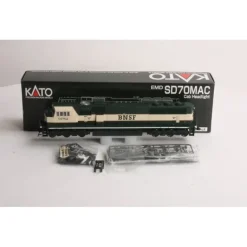 Kato 37-6401 HO BNSF Executive SD70MAC Diesel W/Cab Headlight #9782 LN/Box - Model Train Junction: Quality Parts and Art Supplies