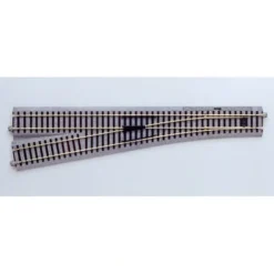 Kato 2-862 HO 34-1/8" # 6 Unitrack Left Hand Manual Switch Turnout - Model Train Junction: Quality Parts and Art Supplies