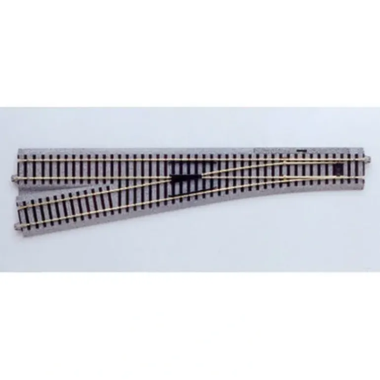 Kato 2-862 HO 34-1/8" # 6 Unitrack Left Hand Manual Switch Turnout - Model Train Junction: Quality Parts and Art Supplies
