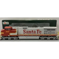Kato 37-1203 HO Scale Santa Fe GE C44-9W Diesel Locomotive #600 NIB - Model Train Junction: Quality Parts and Art Supplies
