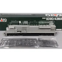 Kato 37-6350 HO Scale Undecorated EMD SD90/43MAC Diesel Locomotive LN/Box - Model Train Junction: Quality Parts and Art Supplies