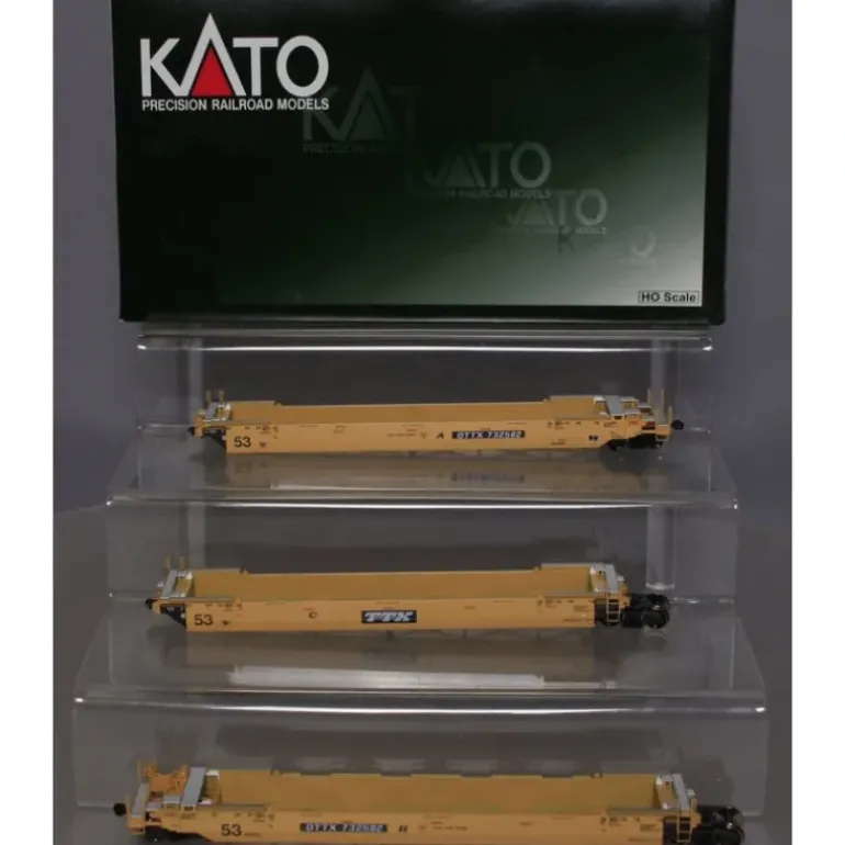 Kato 30-9018 HO TTX Gunderson MAXI-IV Double Stack - Model Train Junction: Quality Parts and Art Supplies