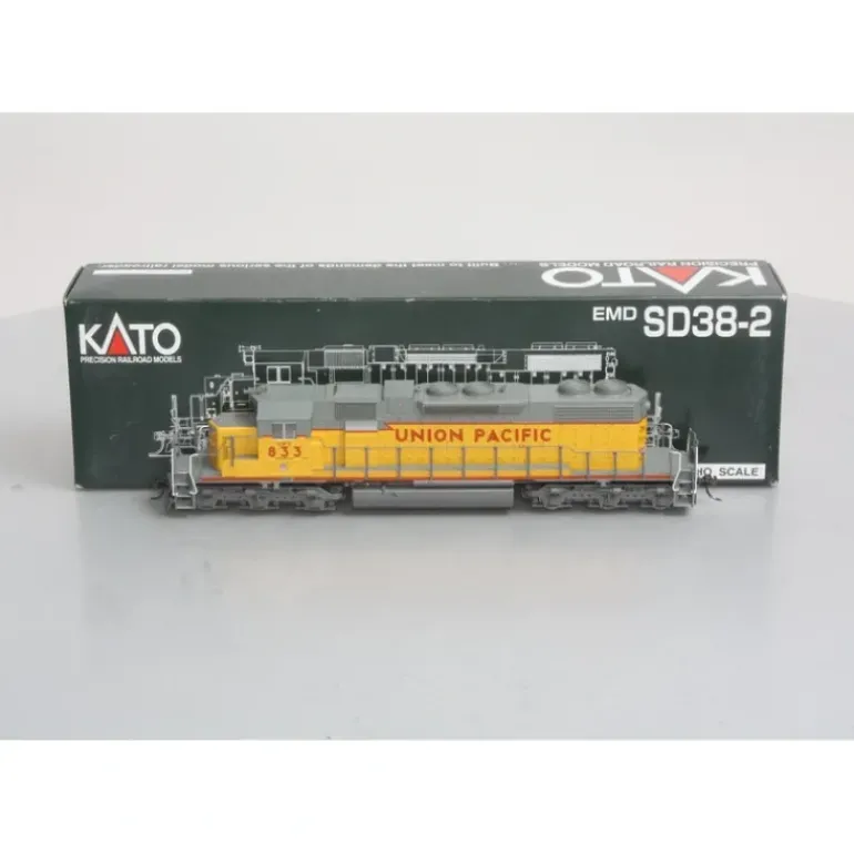 Kato 37-6511 HO Union Pacific SD38-2 Powered Diesel Locomotive #Y833 - Model Train Junction: Quality Parts and Art Supplies