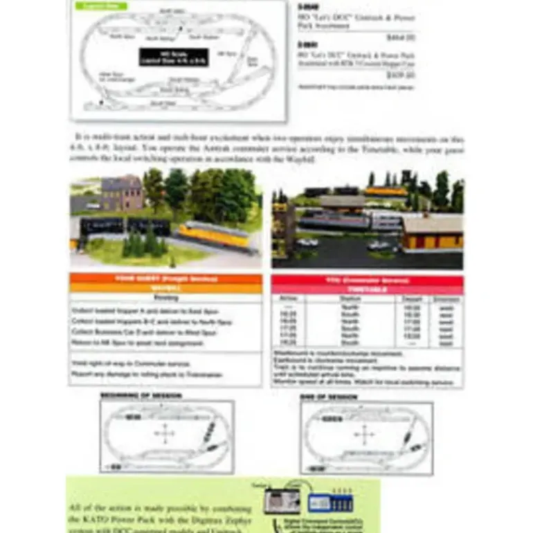Kato 3-0640 Lets DCC Unitrak Assortment - Model Train Junction: Quality Parts and Art Supplies